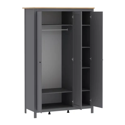 Спальня Сага, ясень + серый. Комплект №5_14