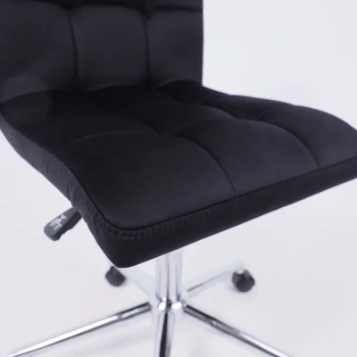 Кресло Роза квадрат, Velutto 34 черный/хром_14