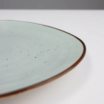 Блюдо VITAL, фарфор, мятный, 26*26*2см_3