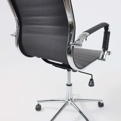 Кресло поворотное EVELIN, экокожа, черный_16