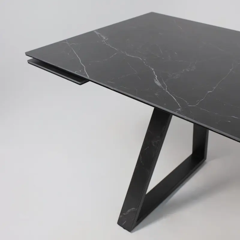 Стол МОНАКО NEW,керамика 0 кат. 1600(2240)*900, Камень черный Greys Black/Черный матовый, квадро_preview_15