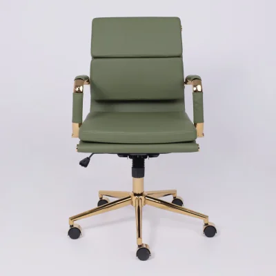 Кресло рабочее INDIGO, LB зеленый/золотой_4