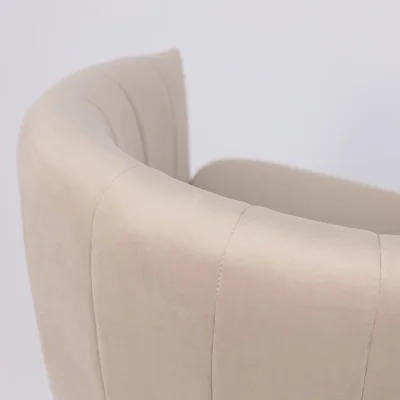 Кресло MELON, поворотное, бежевый велюр/черный_22