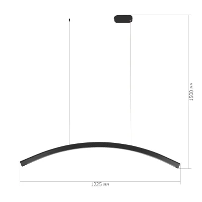 Светильник подвесной ST-Luce Черный/Черный LED 1*20W 4000K HARMONY_2