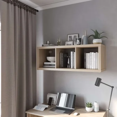 Стеллаж ФОРА 3  112х41х38см, дуб беленый_7