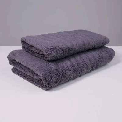 Полотенце махровое ZEROTWIST, 70*140см, темно-серый, Е2022-296_9