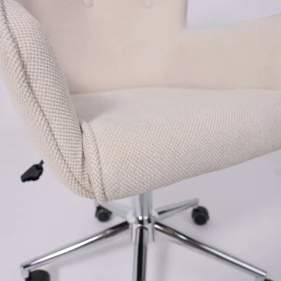 Кресло поворотное BELLA, XL, букле/белый_8