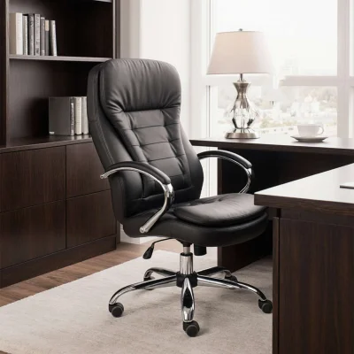 Кресло рабочее, поворотное RICHARD, черный_14