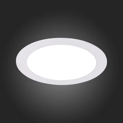 Св-к встр. Белый LED 1*12W 3000K 900Lm Ra80 110° IP20 D120xH30 220-240V Встраиваемые светильники_8