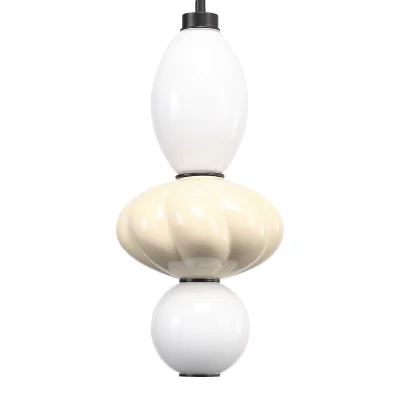 Светильник подвесной ST-Luce черный/желтый, опаловый LED 1*18W 3000K FLORENTINI_3