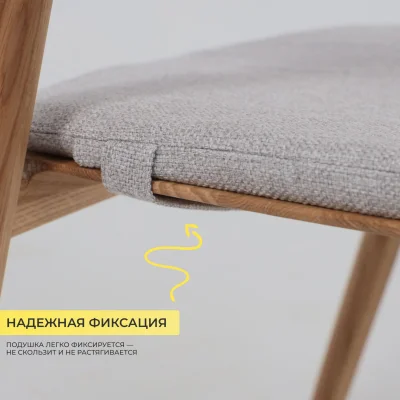 Подушка декоративная САМУРАЙ, серая рогожка Jazz18, 42*52_5