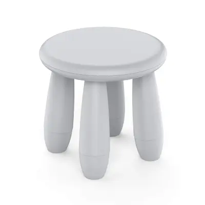 Табурет детский BARNY, светло-серый фотография