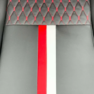 Кресло поворотное BOLID, ECO, черный/белый/красный_10