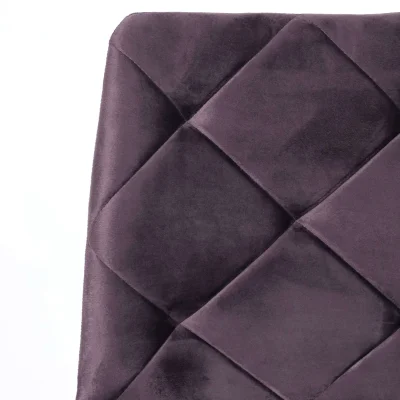 Стул GILL, сливовый велюр/черный_7