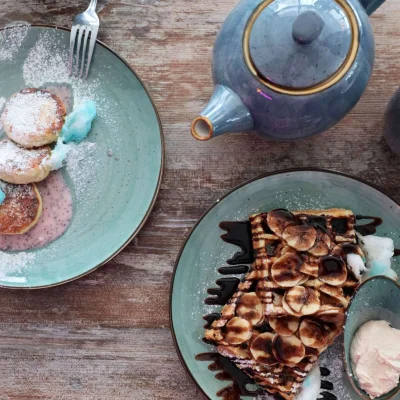 Блюдо VITAL, фарфор, зеленый, 26*26*2см_5