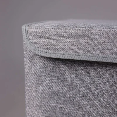 Контейнер для хранения белья MACKENZIE-4, серый, 30*30*60см_6