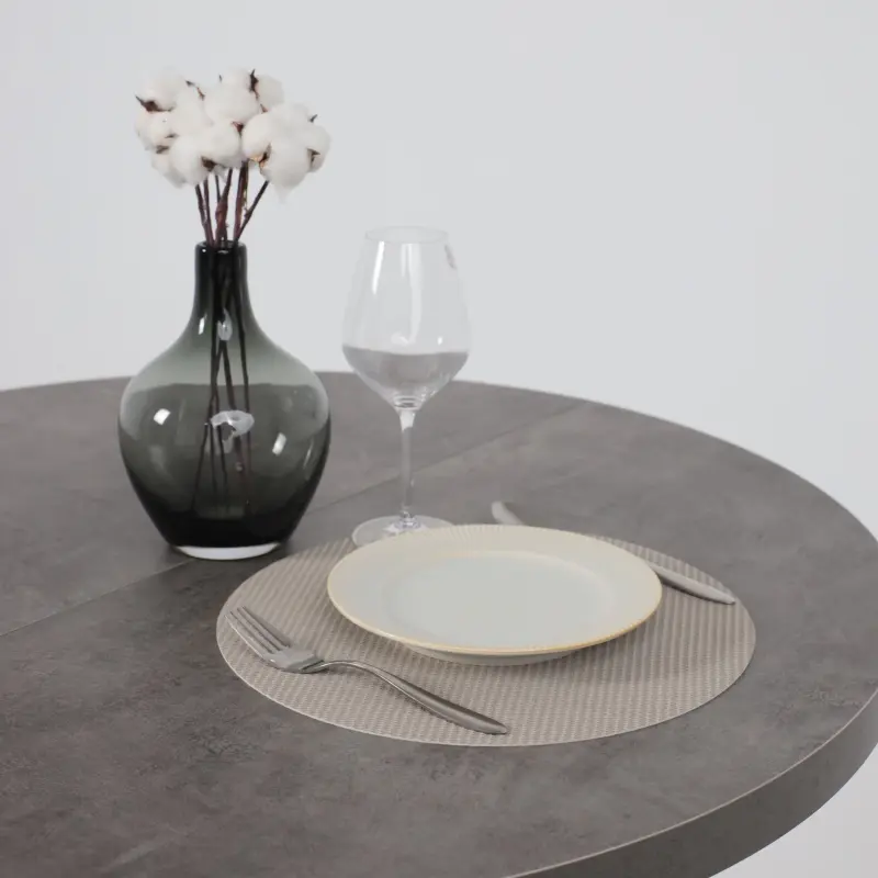 Подставка сервировочная VELLU, круглая, светло-серый AH169-74, 33см_preview_4