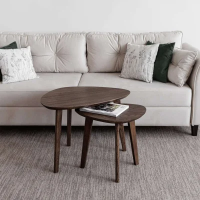 Стол журнальный DROOP-50, дуб мореный/мореный_3