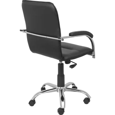 Кресло SAMBA AKS-2 Pegasso черный, мягкие подлокотники_4