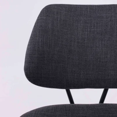 Стул DIXIE, темно-серая ткань/черный_7