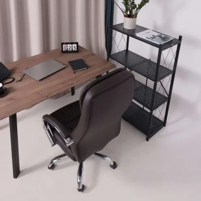 Кресло рабочее, поворотное RICHARD, коричневый_29