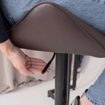 Кресло барное BERLIN GB, Pegaso шоколад экокожа/черный_9