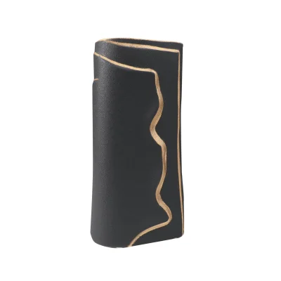 Ваза керамическая NICO, черный, 13*8*25см фотография