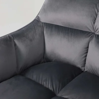 Кресло FLORIDA, темно-серый велюр HCJ-40/черный_15