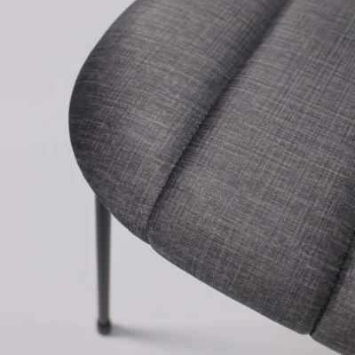 Стул TORI, серый велюр VOSS 15/черный_16