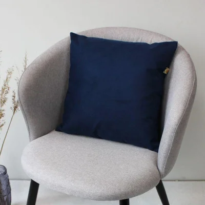 Подушка декоративная МАТЕХ ARIA LINE 40*40*10. Цвет темно-синий, арт. 59-486_2