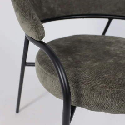 Кресло AV 350, изумрудный шенилл Римини 09/черный_10