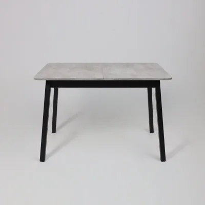 Стол TIRK RADIAL-110, раздвижной 110(142)х70, Серый сланец/Чёрный_26