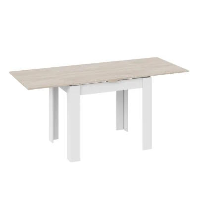 Стол раздвижной ПРОМО Тип 3, 900(1698)*670, дуб сонома светлый/белый_4