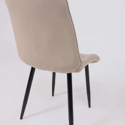 Стул ASTRA, 2, бежевый велюр HLR-08/черный_19