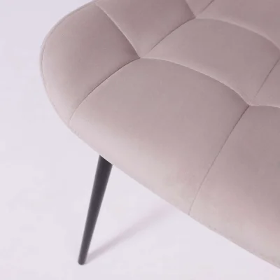 Стул AV 405, бежевый бархат Confetti smoke/черный_8