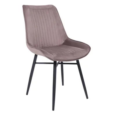 Стул Devis, бежевый велюр Bluvel 38/черный фотография