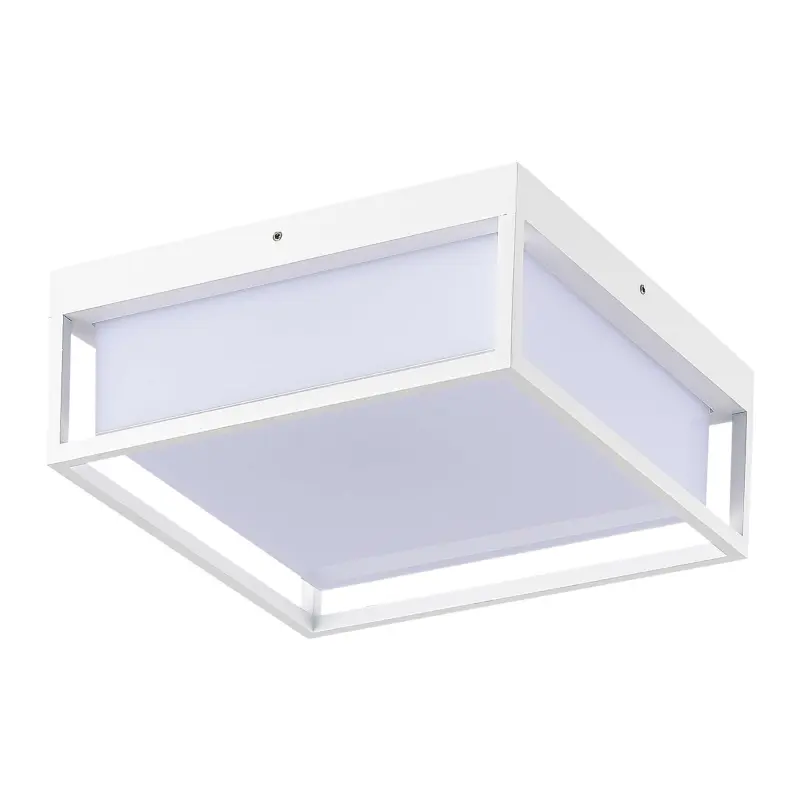 Светильник уличный потолочный ST-Luce белый/белый LED 1*20W 3000K/4000K/5000K CUBO_preview_2