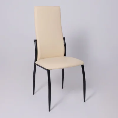 Стул DENVER, экокожа, бежевый TP12/черный_5