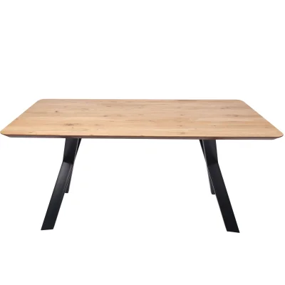 Стол КАТМАЙ, 160*85*75, дуб натуральный/черный (ПР-2 DSW (02) ХН-80/20)_2