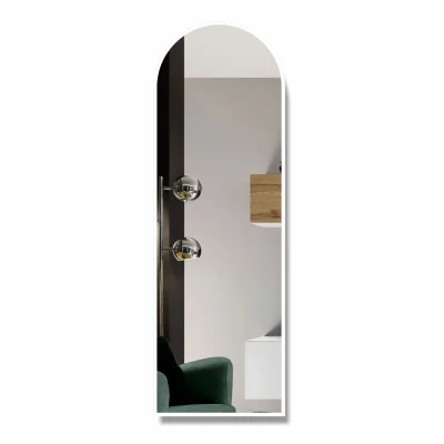 1500*500  зеркало  с шлиф.кромкой и УФ-печатью (белый), Д-056 фотография