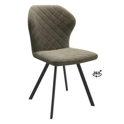 Стул ROBBY D-R 360, b05 LATTE LUX\черный фотография