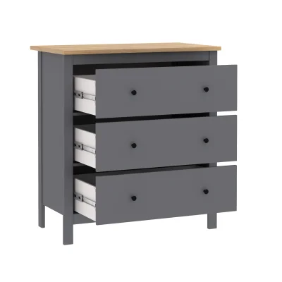 Комод САГА 3 ящика, серый/ясень (2.08.02.020.15 RU)_2