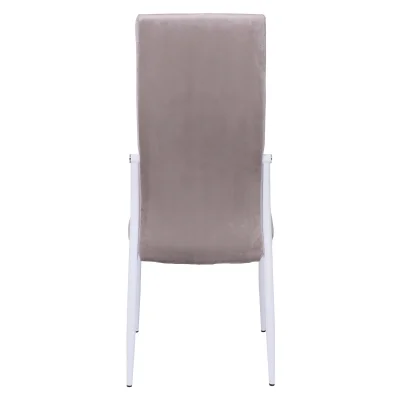 Стул DENVER, темно-бежевый велюр HLR-09/белый_4