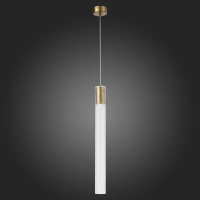 Подвес ST-Luce Латунь/Прозрачный GU10 1*5W TERNI_2