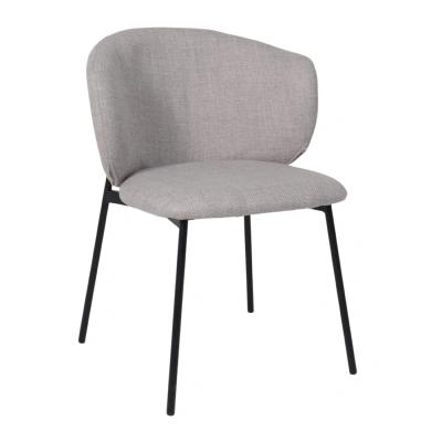 Стул AV 496, серая рогожка Wellton 912/черный фотография