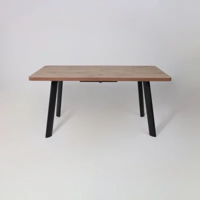 Стол LEON LUX RADIAL-180, раздвижной 180(240)х95, Дуб Веллингтон/Чёрный_17