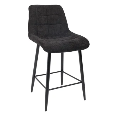 Стул BARON, барный, черный микровелюр CD2302-29/черный_1
