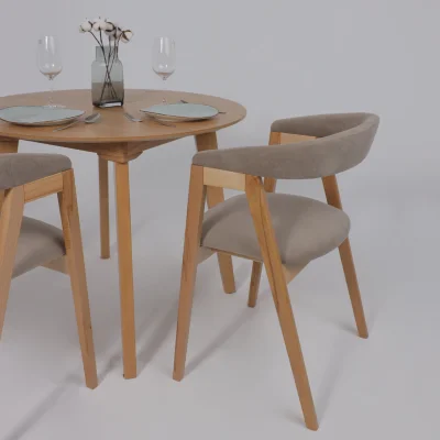 Стол КРИТ 1100(1450)*1100, Светлый бук без тонировки/светлый бук_10