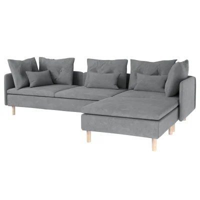 Модуль трехместный Линту + кушетка Линту + подлокотник Линту + подлокотник Линту, серый фотография