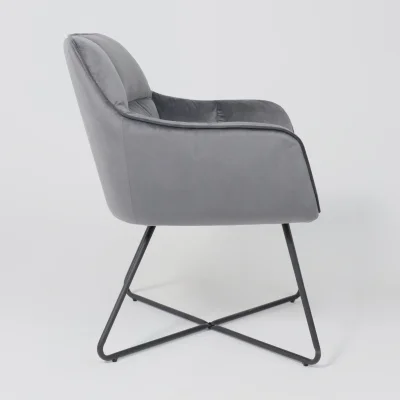 Кресло FLORIDA, темно-серый велюр HCJ-40/черный_10